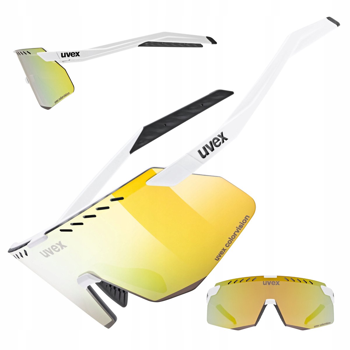 Uvex Pace Stage S CV Zonnebril Yummy Yellow - UV Bescherming