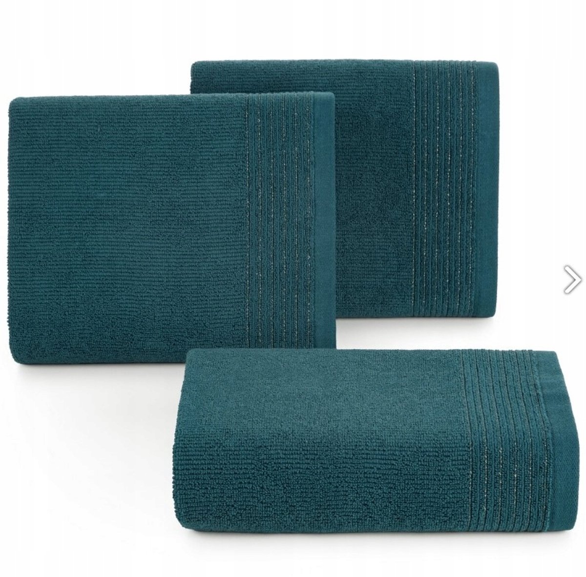 Luxe Katoenen Handdoek LARI 500 GSM Donker Turquoise 30x50 cm