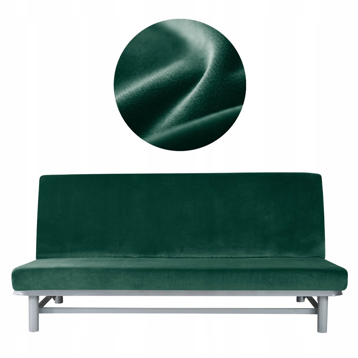 Groene Velours Bankhoes 190-210cm - Stijlvolle Meubelbescherming