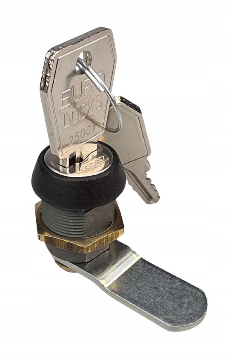 EURO-LOCKS C702 Zwart Cam Lock - Eén Sleutel Systeem