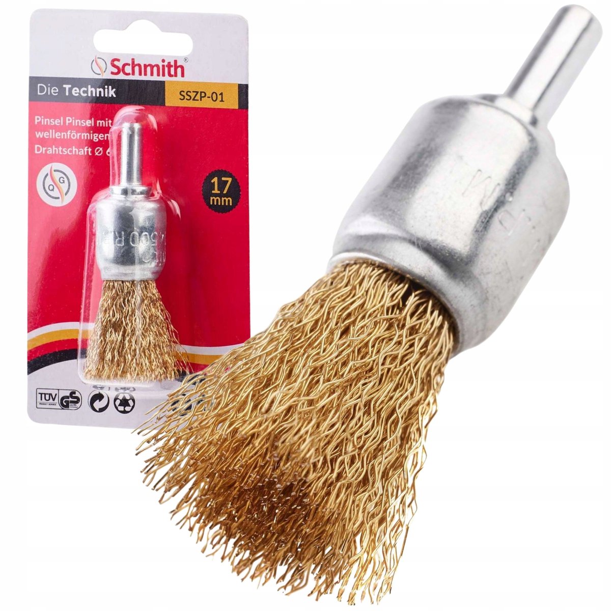 Schmith Draadborstel Penseel 6mm voor Roest & Verwijderen Verf