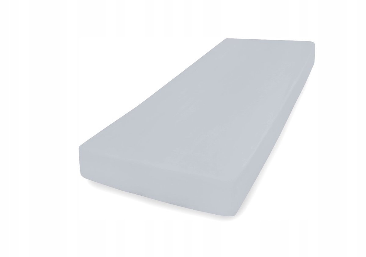 Jersey Hoeslaken met Elastiek 120x200cm - Premium Katoen, Grijs