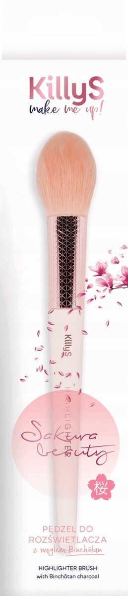 KillyS Sakura S3 Highlighter Penseel - Zachte Vezels met Binchotan Kool
