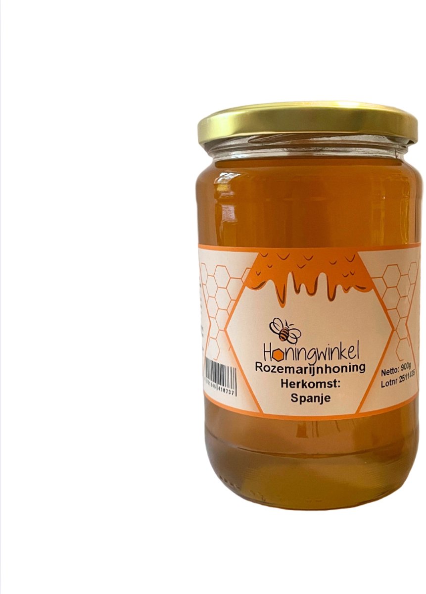 Rozemarijnhoning 900g Spanje Honingwinkel (vloeibaar)