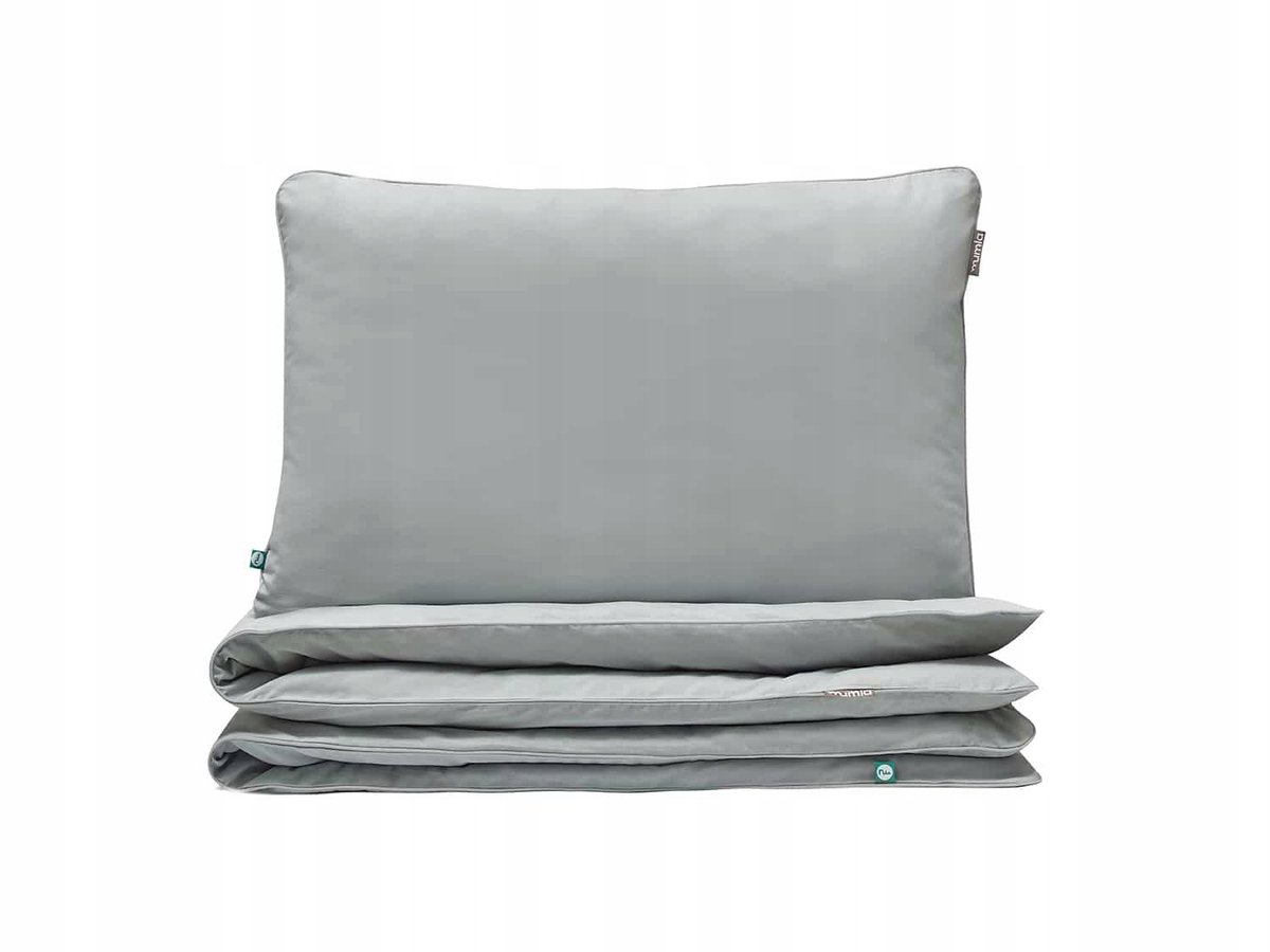 Basic Grijs Beddengoed Set 200x200 cm - 2 Kussenslopen 60x50 cm
