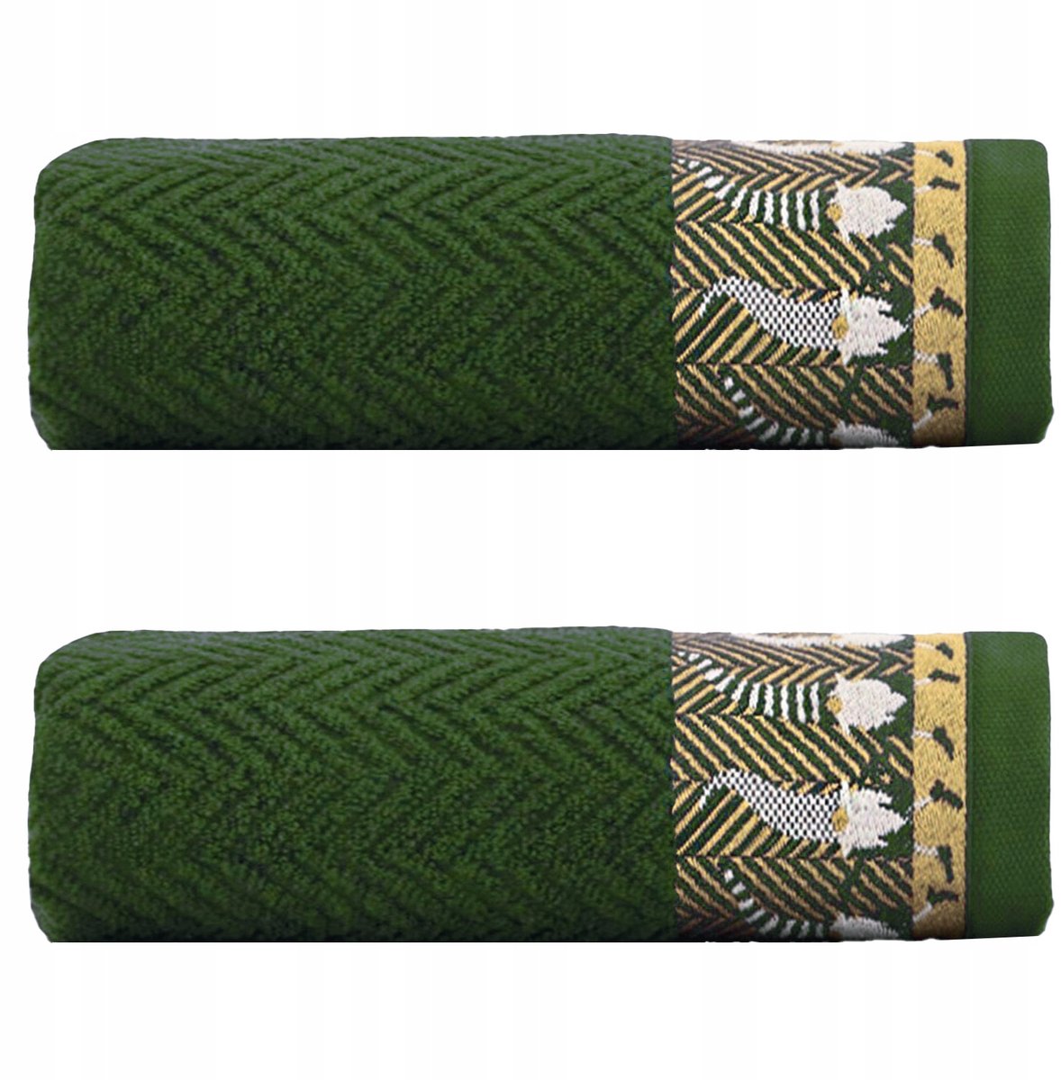Zwoltex Badhanddoeken Set - Egyptisch Katoen, Groen Gnom