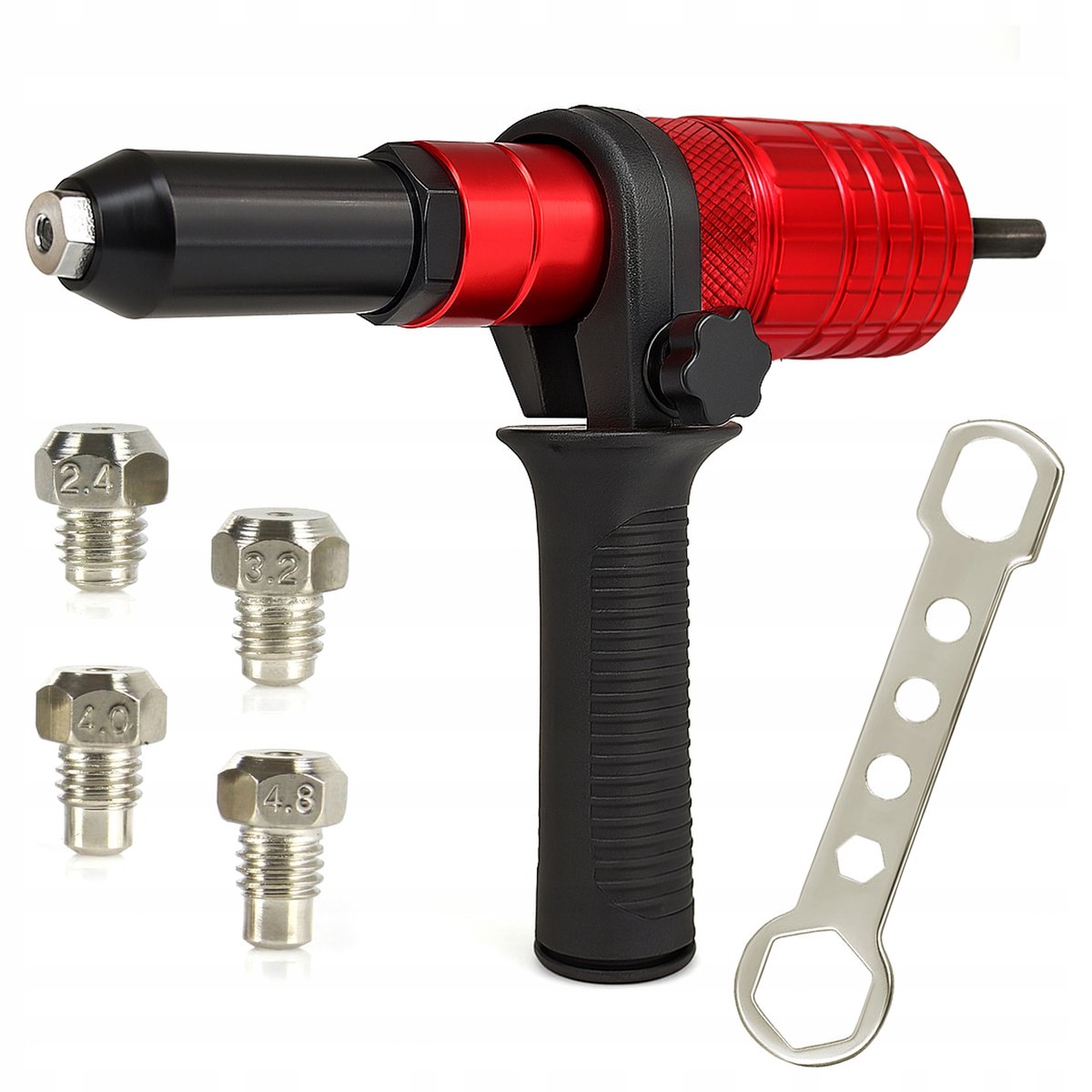 Adapter voor blindklinknagels voor machine - 2,4-4,8 mm
