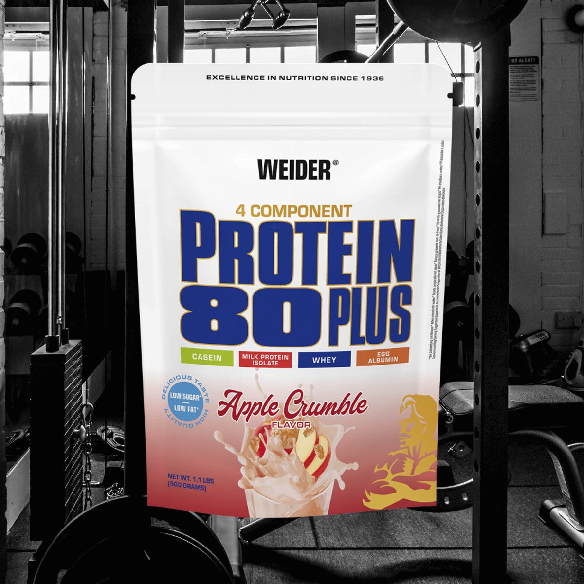 Weider Protein 80 Plus (500g) Apple Crumble - Eiwitten - Eiwit Mix