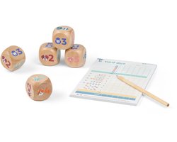 BS Toys Yatzy Junior GA522 – Dobbelspel voor Kinderen met Scoreblok