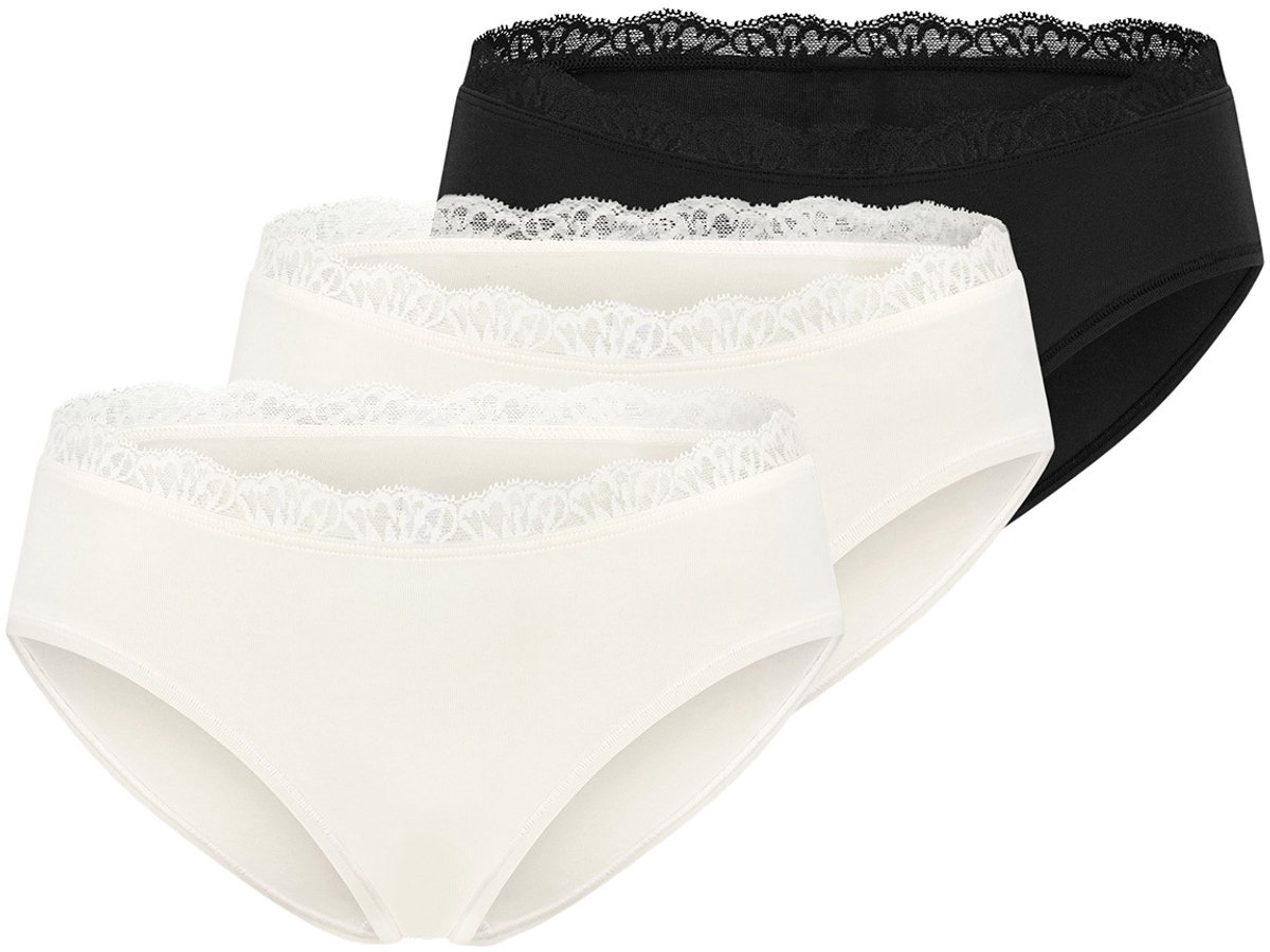 Schiesser Dames riosslip 3 pack Unique Cotton