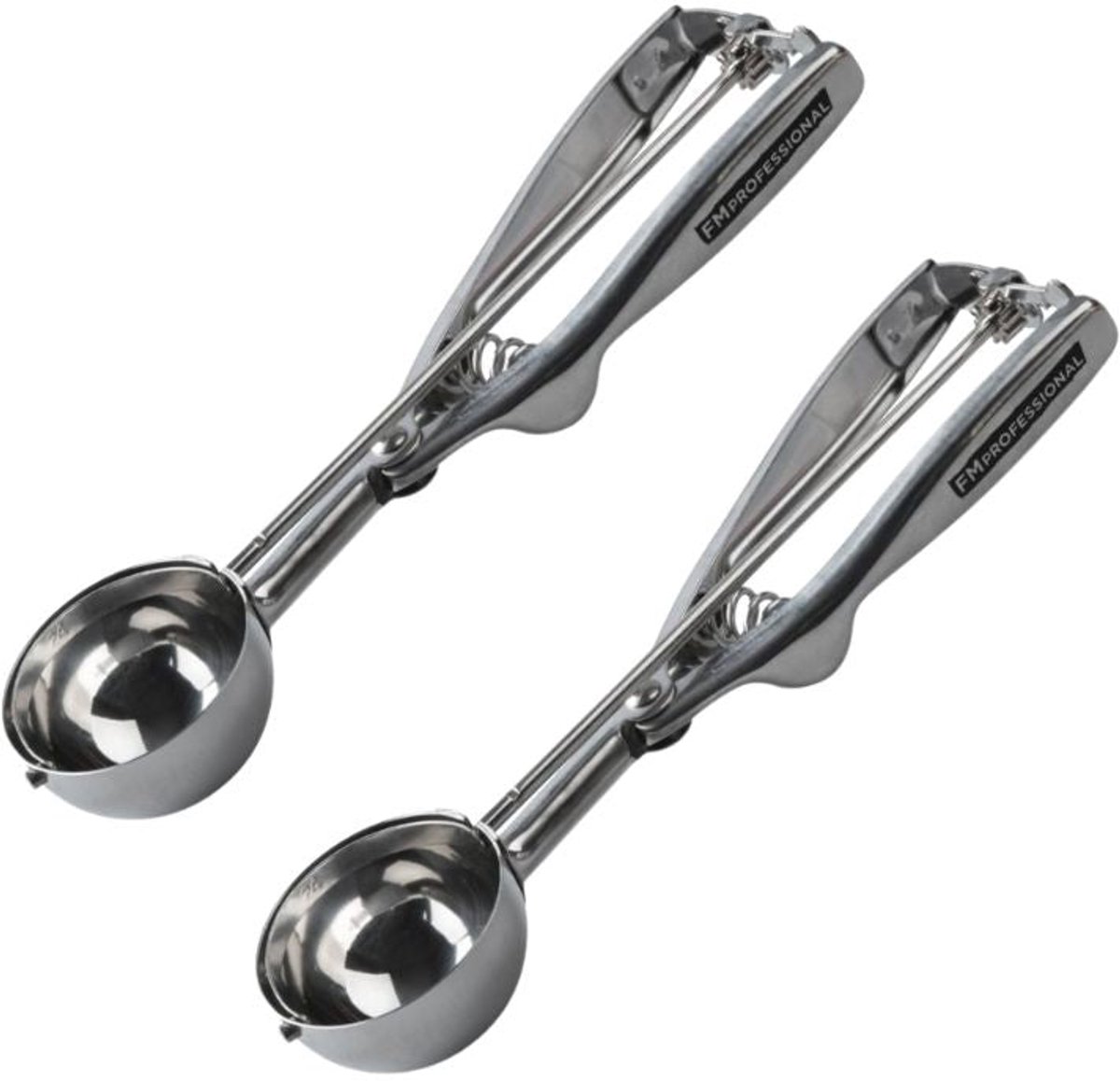 Set van 2 ijslepels van roestvrij staal FM Professional Divers