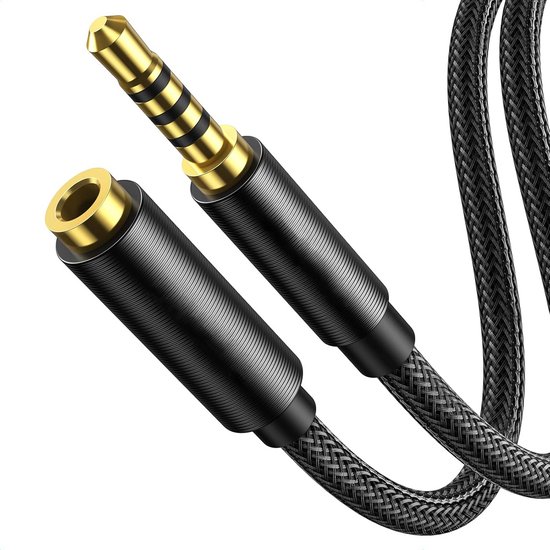 Câble d'extension audio 3 mètres femelle à mâle - Aux / 3,5 mm Mini Jack Câble d'extension pour casque stéréo