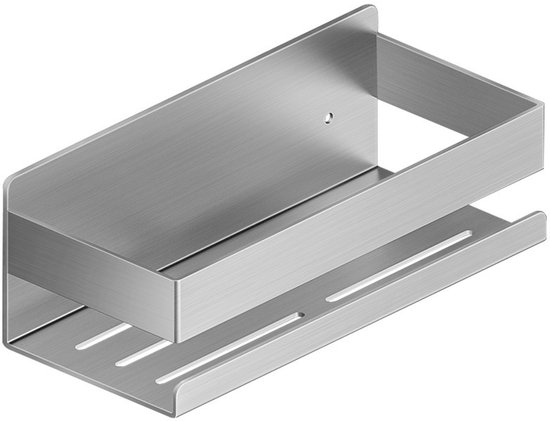 Étagère de rangement murale en acier inoxydable pour douche, résistante à la rouille et durable pour shampoing et produits de soin de la peau - Adaptée à l'organisation de la maison dans les salles de bains et les douches