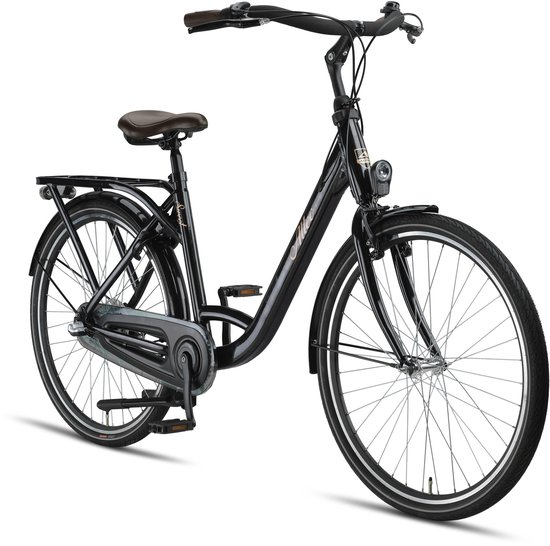 Altec Damesfiets Sweet Moederfiets 28 Inch 55 cm Dames 3V Rollerbrake Zwart — afbeelding 2