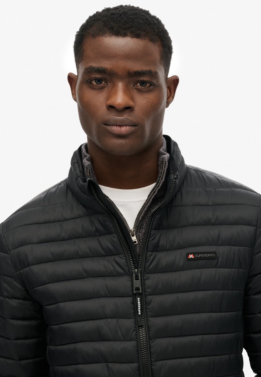 Superdry Gewatteerd Fuji Lite jack Heren Gewatteerde jassen Zwart