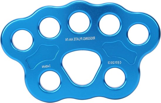Vr Rigging Plate RVS Rigging Plate met 8 gaten voor Extreme Sport en Outdoor ...