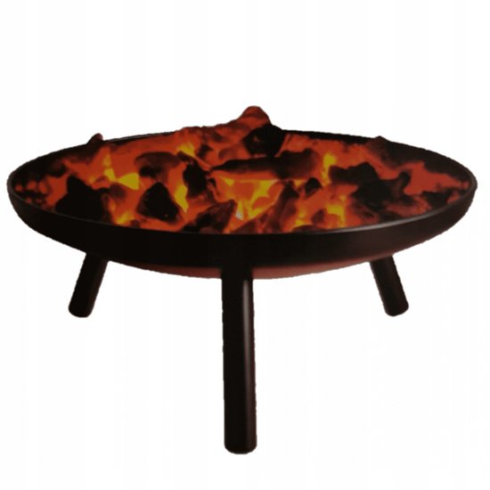 Stevig Tuinhaard 59cm - Ideaal voor Buiten Grillen en Kampvuren van Merkloos — afbeelding 2