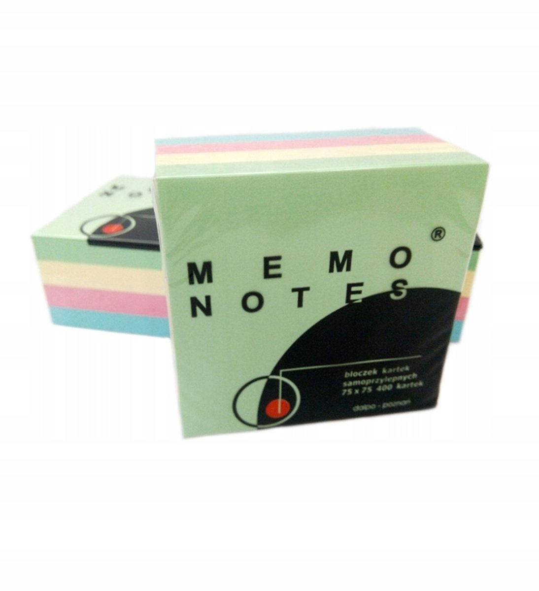 Dalpo Memo Blokjes 75x75mm - 400 Vel, Pastelkleuren