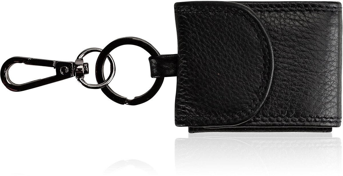 Josephine Osthoff Sleutelhanger & Mini Portemonnee – Echt Leer – AirTag-vak – Unisex