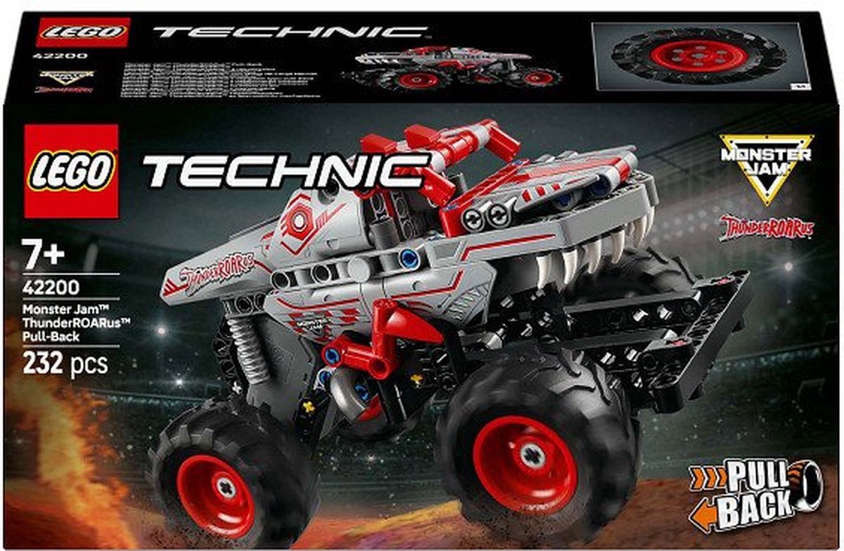 LEGO Technic Monster Jam™ ThunderROARus™ pull-back truck - 42200 — afbeelding 14