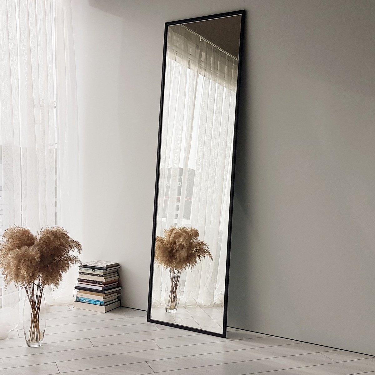 Skye Decor Asir - Chevalspiegel - Zwart - 50 x 60 x 170 cm