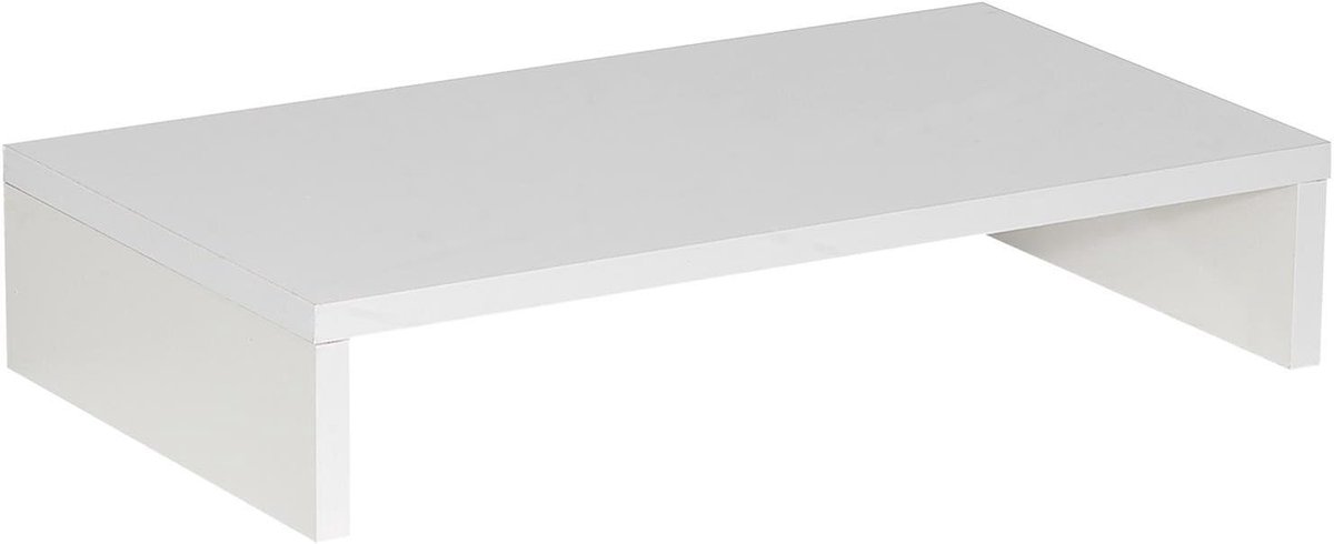 Monitorstandaard Schermverhoging Bureau Opzetstuk - Ergonomisch Wit 50 x 10 x 27 cm