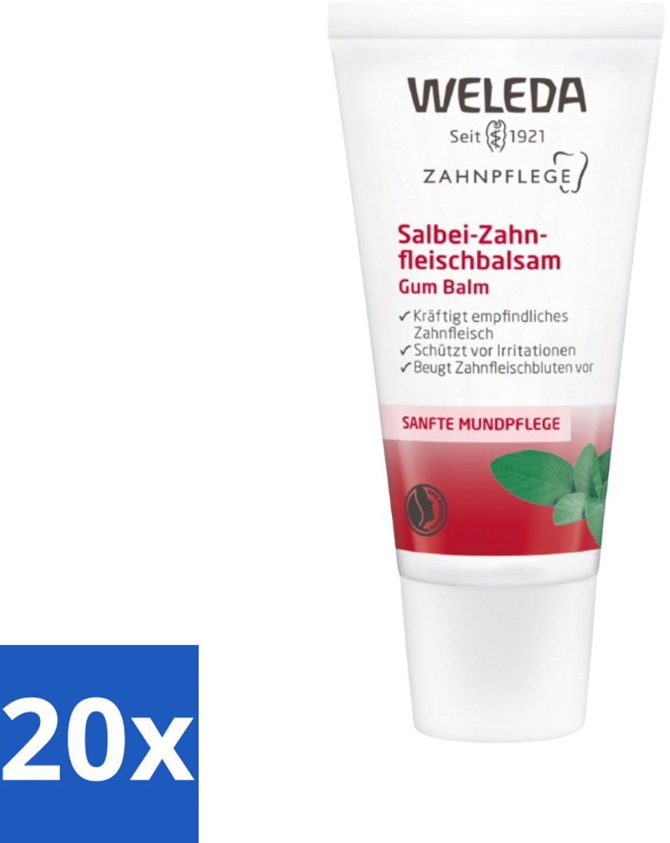20 x WELEDA - Tandvleesbalsem - 30 ml - Tandvleesbalsem - Tandvlees Verzachting - Tandvlees Versterking - Natuurlijke Tandzorg - Tandvleespreventie