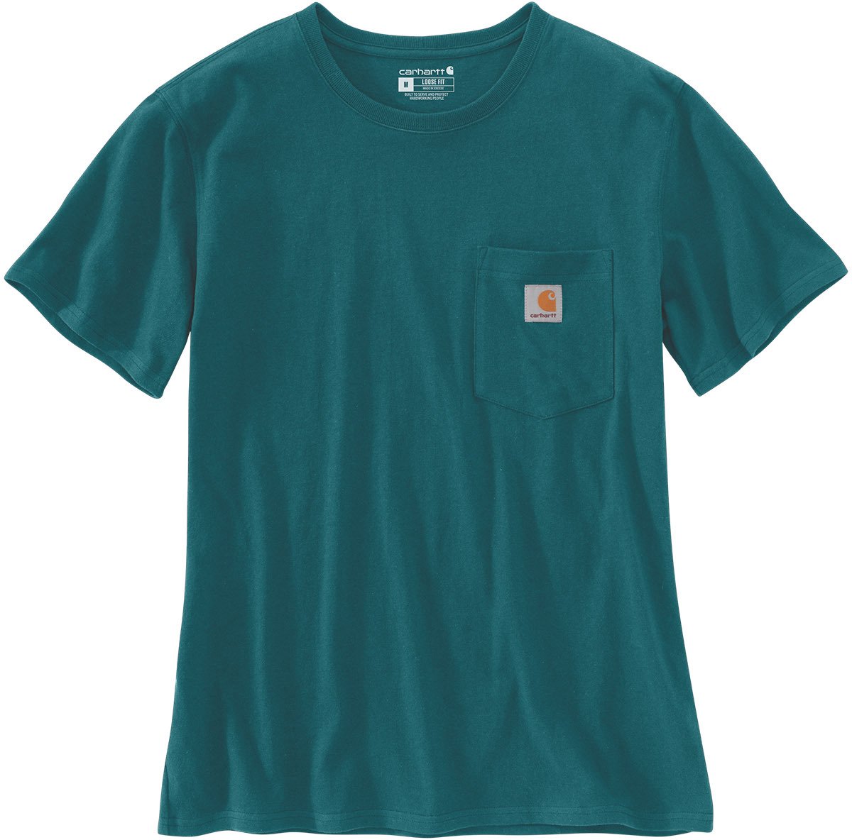 CARHARTT kleding Carhartt Pocket dames T-shirt petrol Overige kleuren