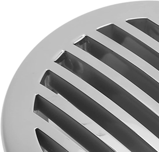 Europlast Kunststof Ventilatierooster Vierkant Grijs Met Grill 250 X 250mm Vr2525p