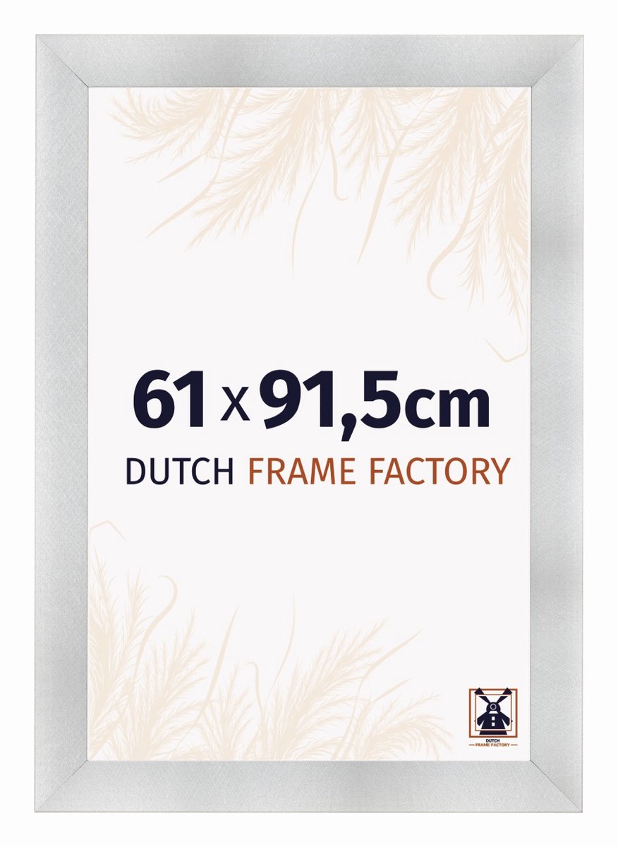 Dutch Frame Factory Fotolijst 61x91,5 cm - MDF - Aluminium Geborsteld - Praag