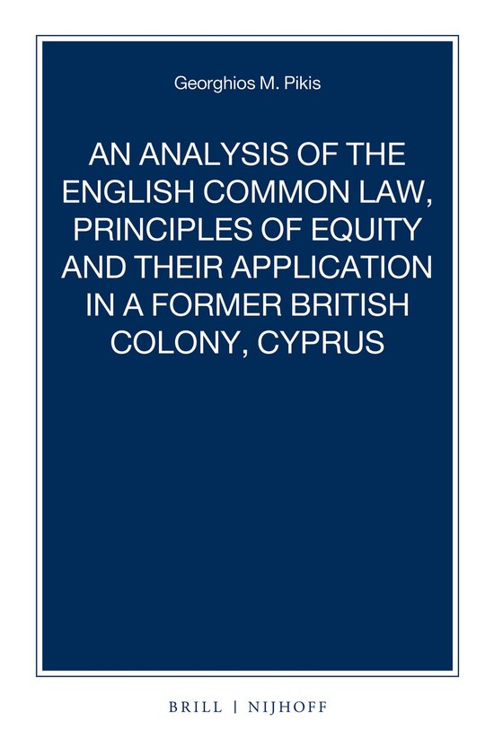 Nijhoff Law Specials93-An Analysis of the English Common Law ... - cover