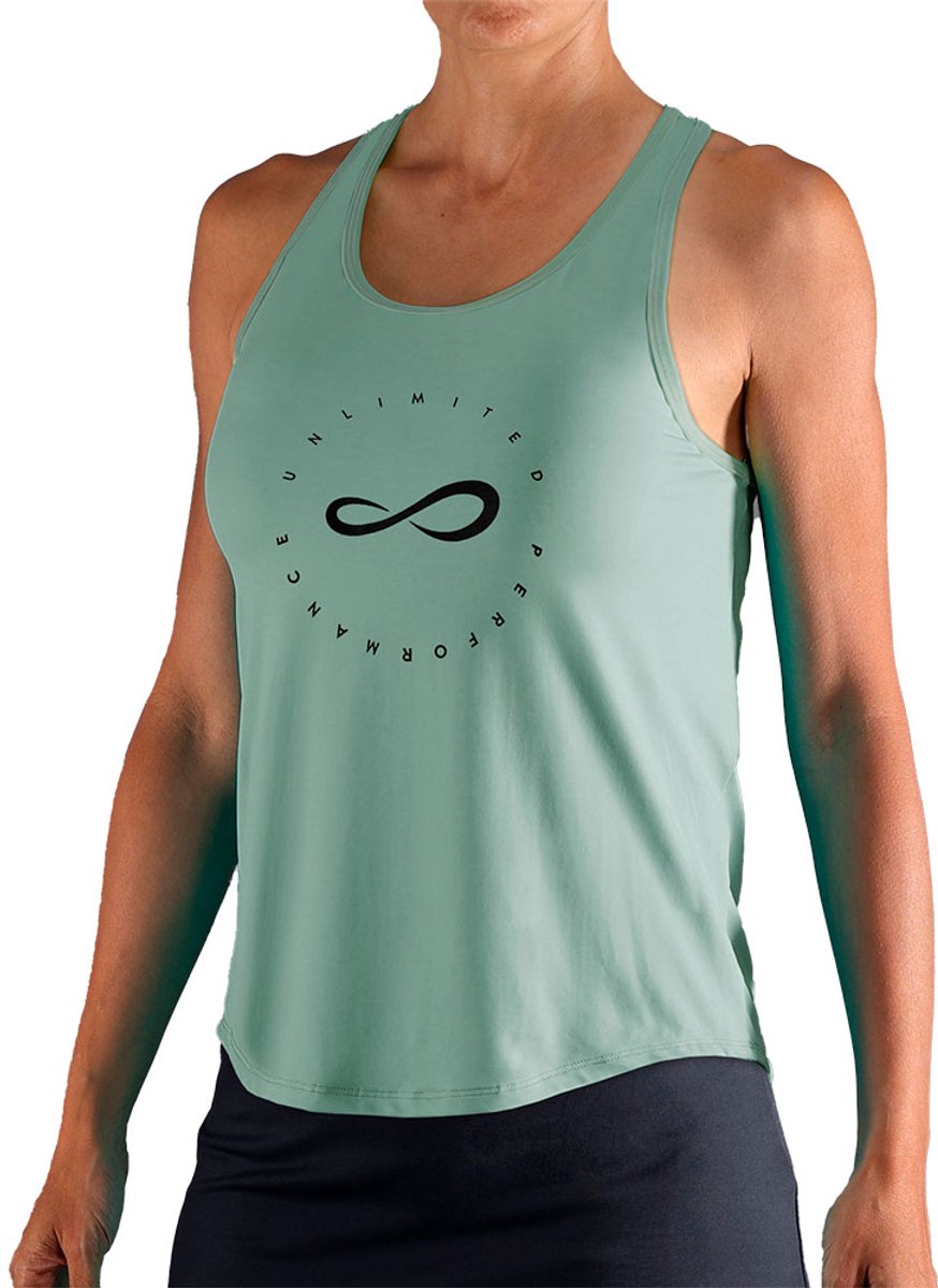 Endless Cercle Mouwloos T-shirt Groen M Vrouw