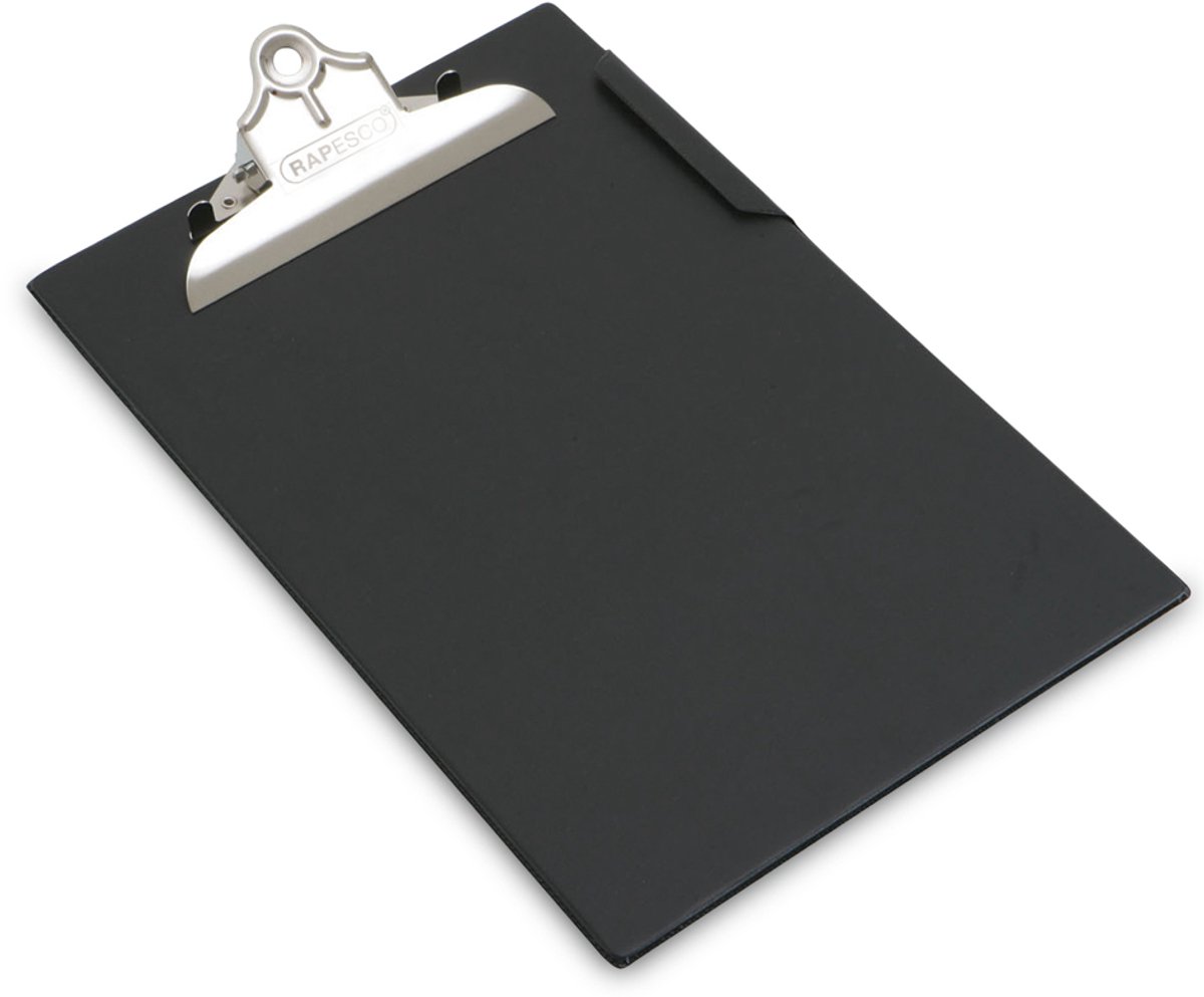 RAPESCO klembord, DIN A4, PVC-folielaag, zwart