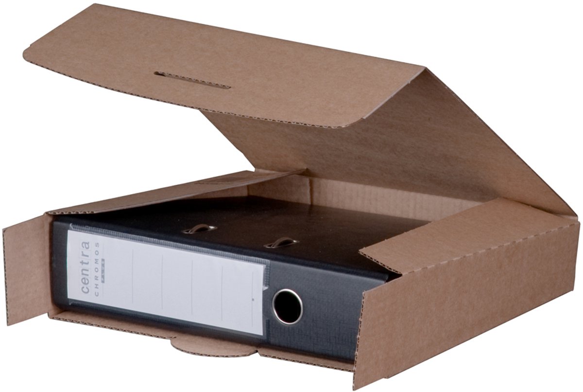 SMARTBOXPRO ordner-verzenddoos, bruin, (B)50 - 80 mm