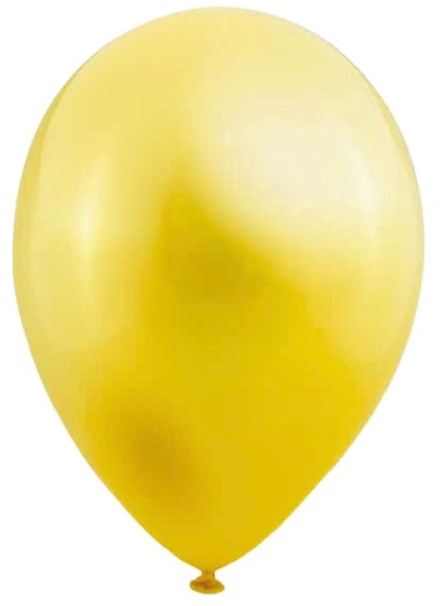 Daily Style – Ballonnen – Metallic Geel – 10 stuks – Feestdecoratie