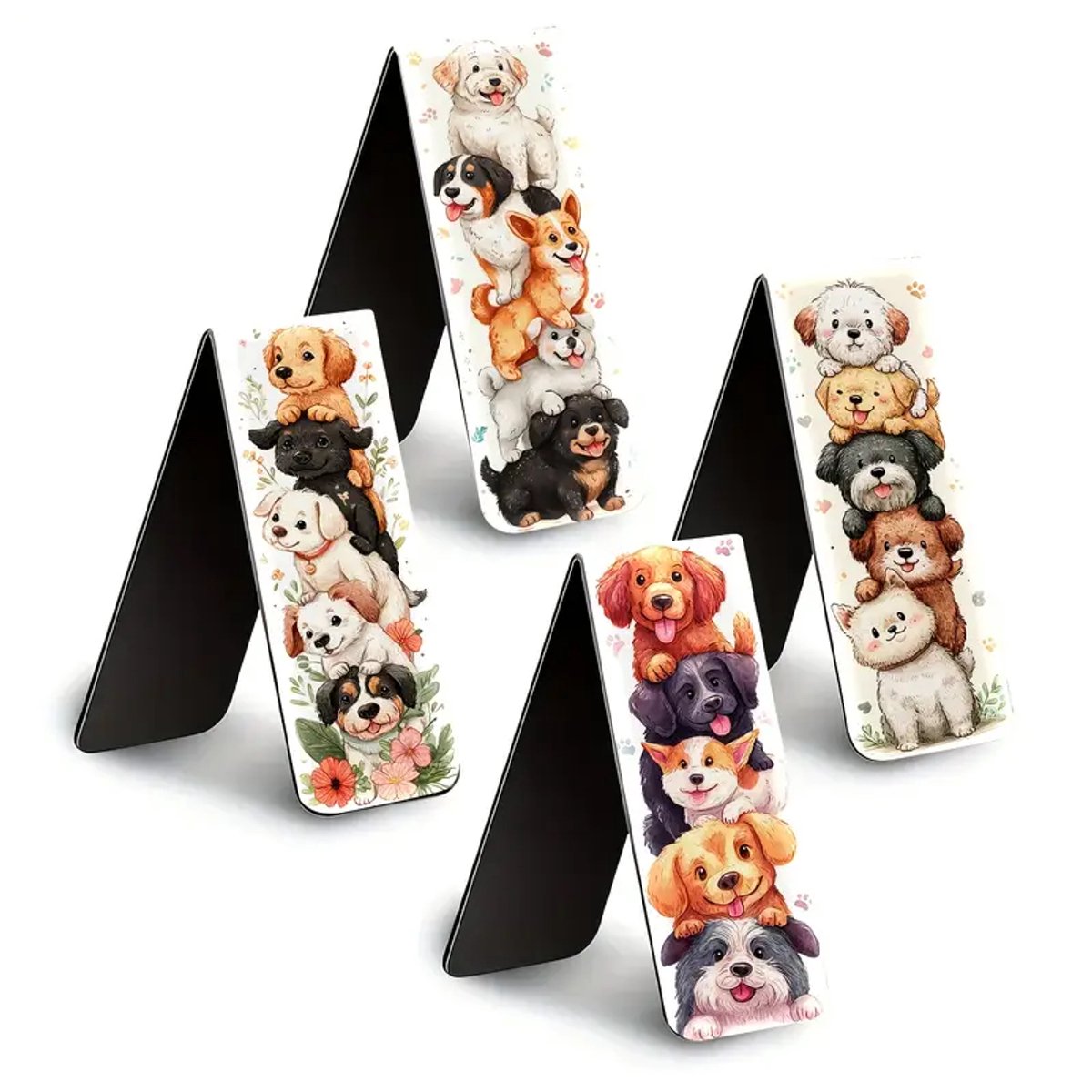 MWOOT Lot De 24 Marque-pages Magnétiques En Forme D'animal Pour Les Amateurs De Lecture, Marque-pages Magnétiques Créatifs Pour Enfants, étudiants, école, Bureau, Amateurs De Livres (12 Styles, 5,5 X