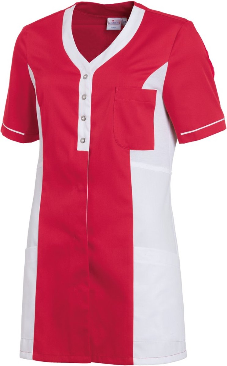 Leiber Damen Kasack 08-2789/0201 Rot/Weiß-34