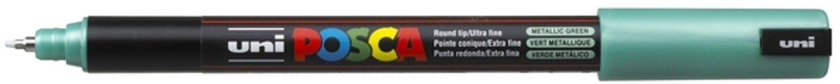 Markeerstift POSCA PC-1MR metaal Groen (6 Stuks)