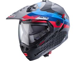 Caberg Tourmax X Sarabe Grijs Blauw Systeemhelm - Maat L - Helm