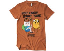 It'S Adventure Time -T-shirt Burnt/Orange
