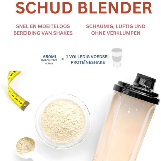 MKSS® Milkshake Machine - Milkshake Maker 8 in 1 - Milkshake Beker - 650ML van Merkloos — afbeelding 5