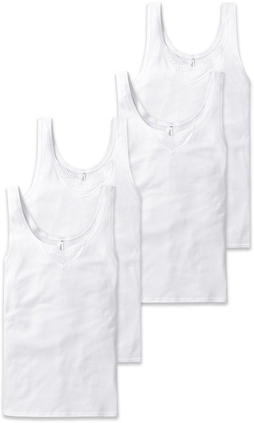 SCHIESSER Onderhemd Cotton Essentials 4P Verpakking van 4