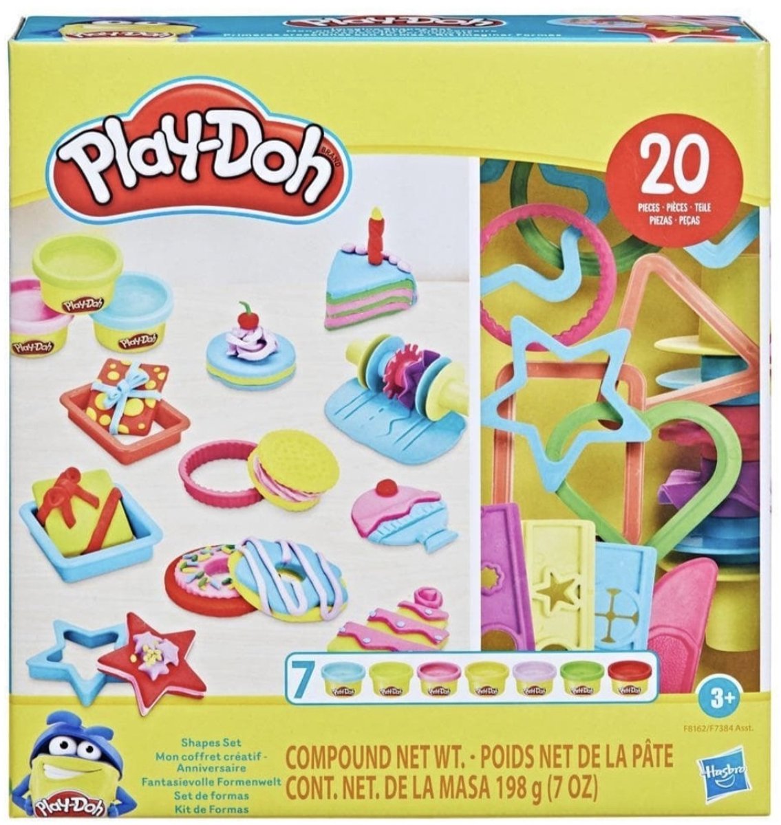 Hasbro - Play-Doh - Imagine Shales Set met 20 gereedschappen + 7 kleine potjes - Vormenfeest - Kleien - boetseren — cadeau in Spellen & Speelgoed - foto 2
