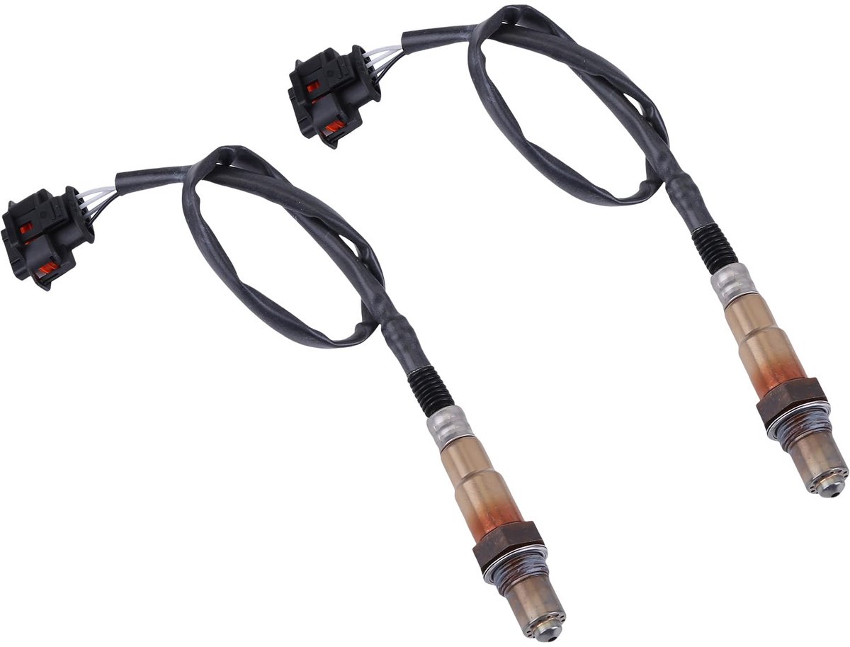 2 x Lambdasonde Zuurstofsensor 55574135 - Hoge Temperatuur Bestendige Kabel - Roestvrijstalen Behuizing