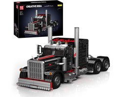 Mould King 10037 – Peterbilt - Amerikaanse Vrachtwagen – Bouwpakket – Gemotoriseerd – Realistisch Model