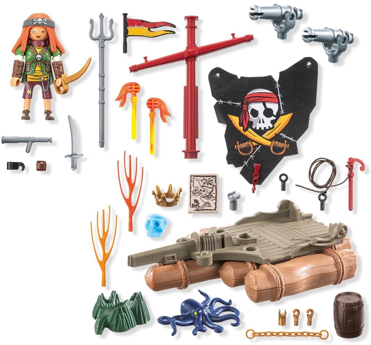 PLAYMOBIL Pirates Piratenvlot met schat 71794 — afbeelding 3