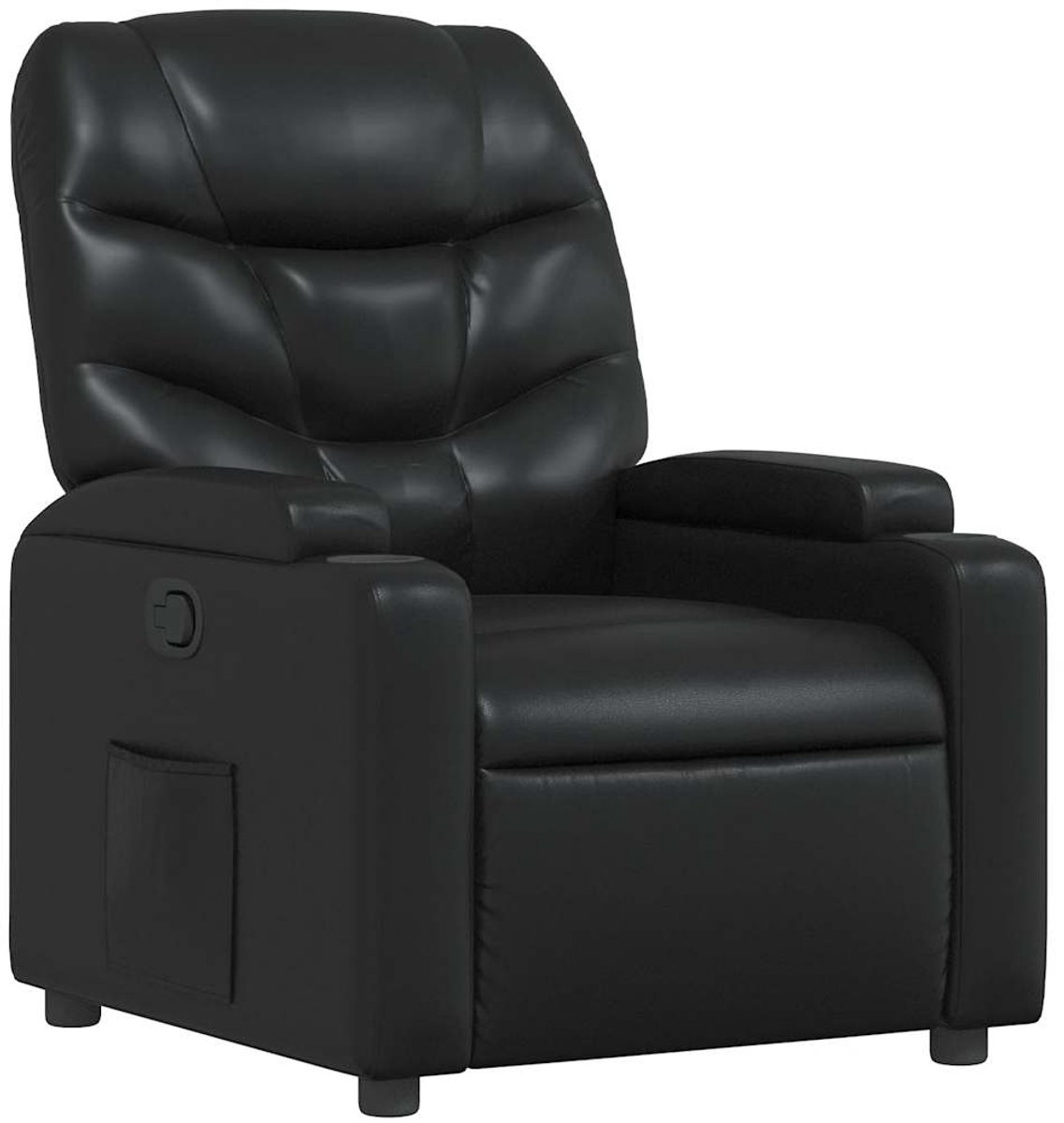 vidaXL Relaxfauteuil - Zwart - Kunstleer