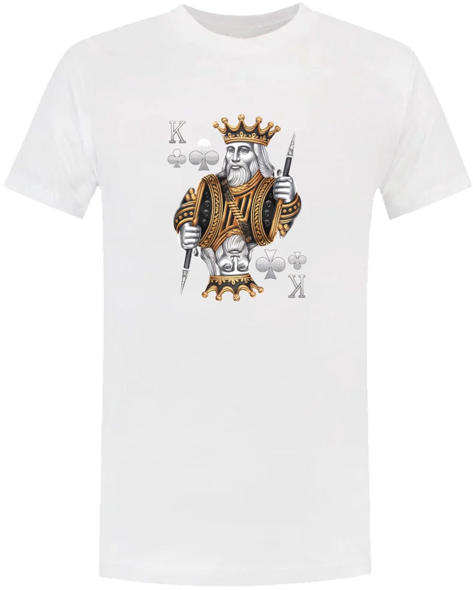 Casino card goud Heren T-shirt - Poker - gambling - kaartspel - gold - shirt