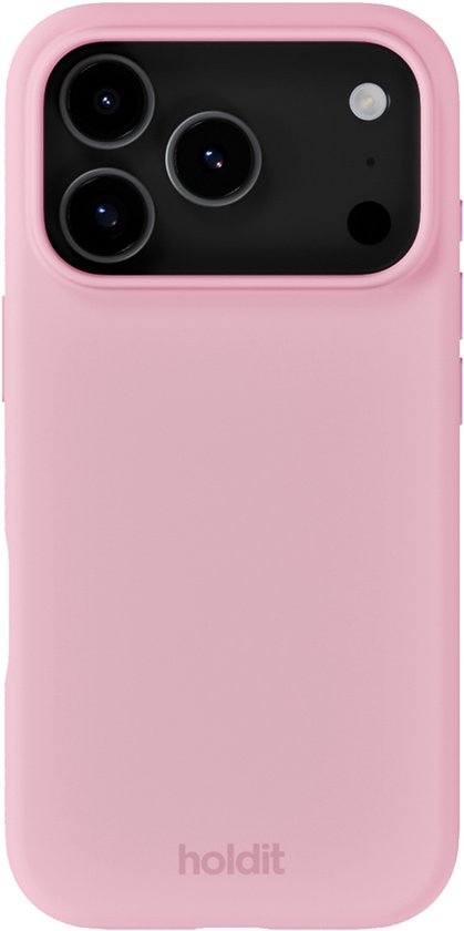 Holdit Silicone Case geschikt voor Apple iPhone 17 Pro Max - Roze