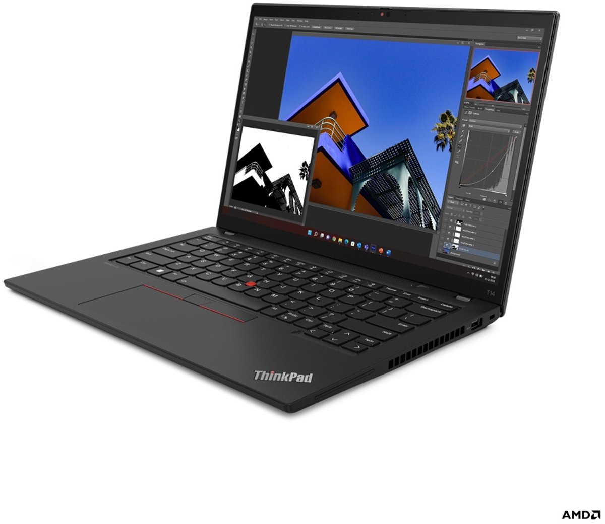 LENOVO ThinkPad T14 G4 - AMD Ryzen 5 pro 7540U - 16GB - 256GB - 21K4S4ELMH thumbnail 5